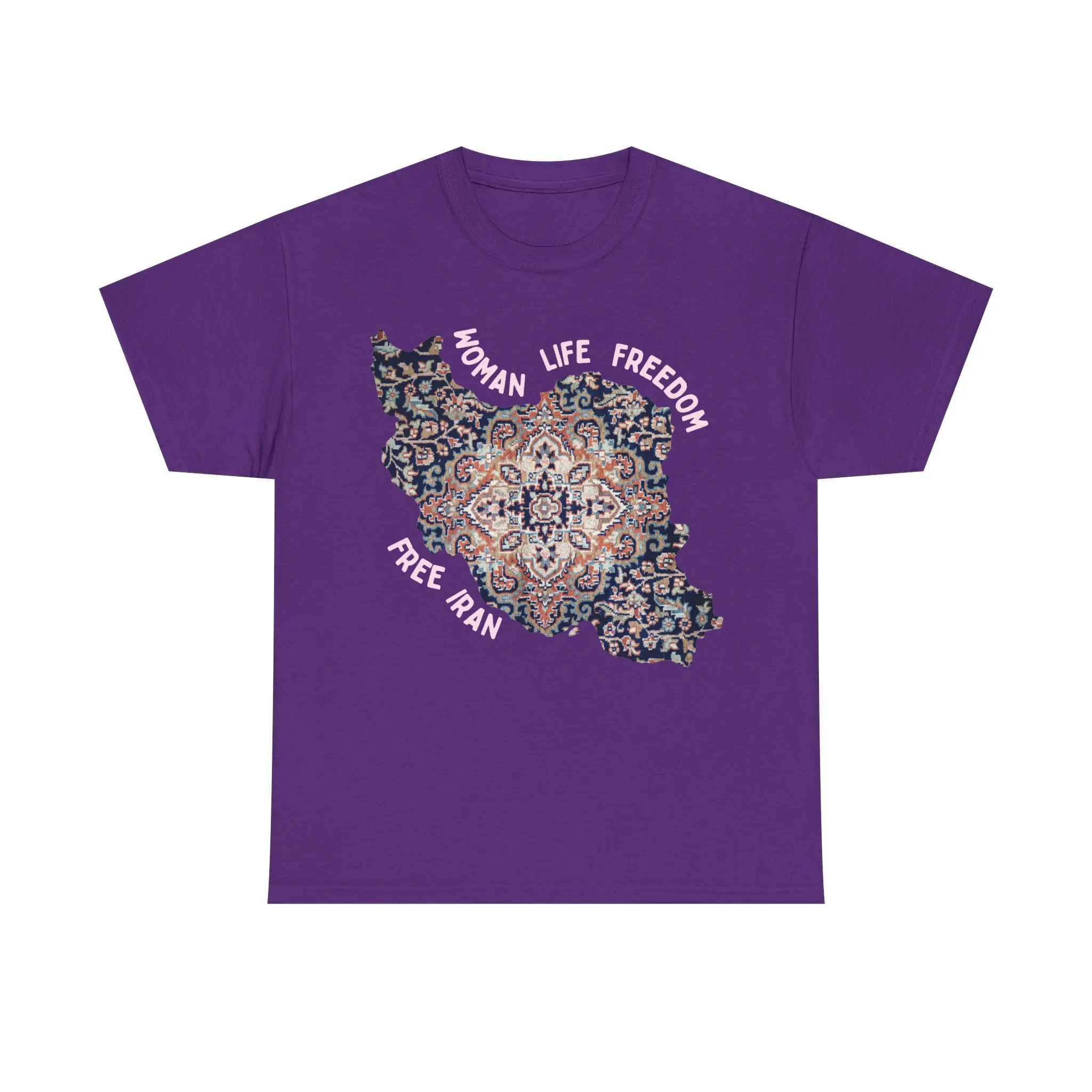 Woman Life Freedom | Persian Rug Red Unisex Shirt - Image 8