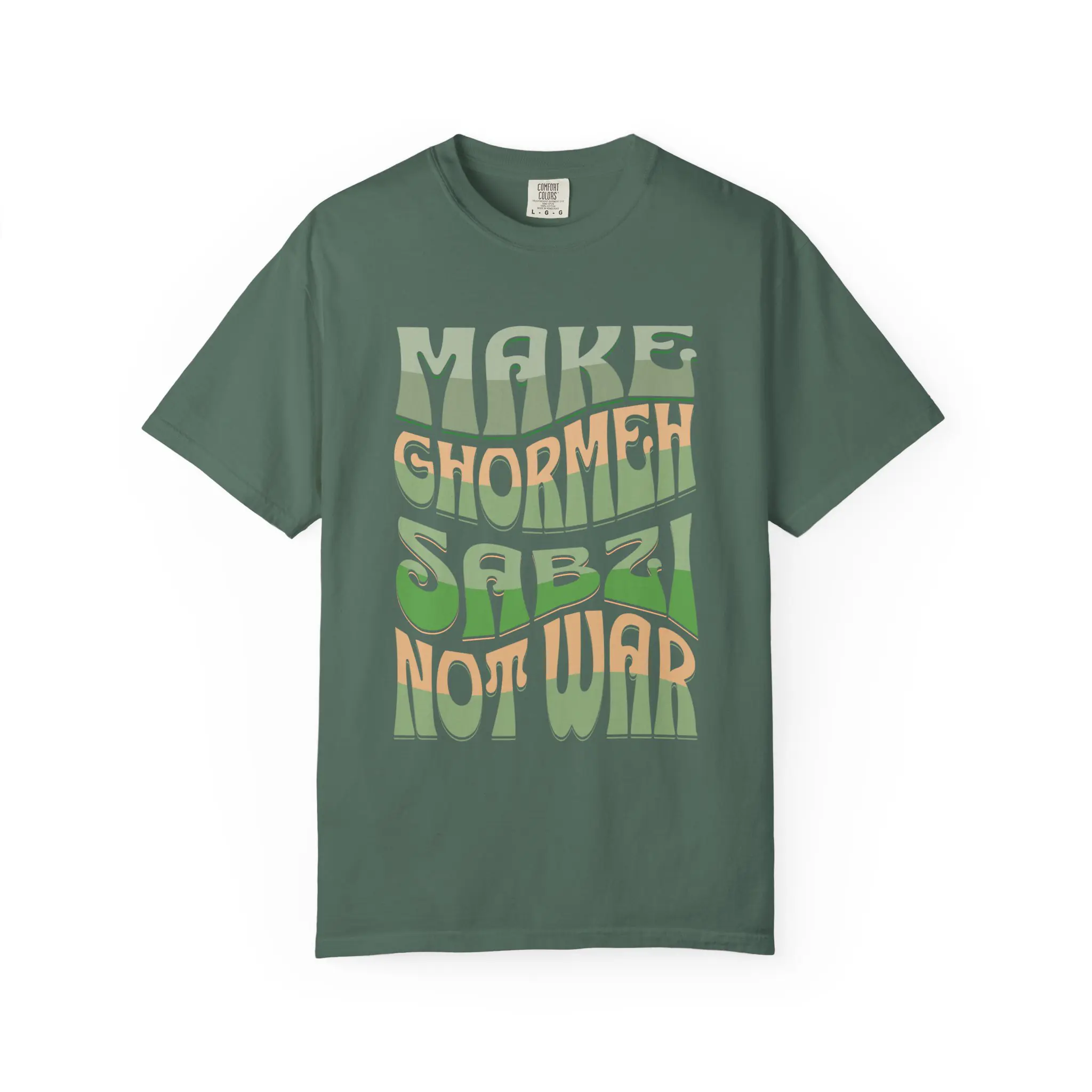 Make Ghormeh Sabzi Not War | Persian Herb Stew Cozy Unisex Shirt - Image 8