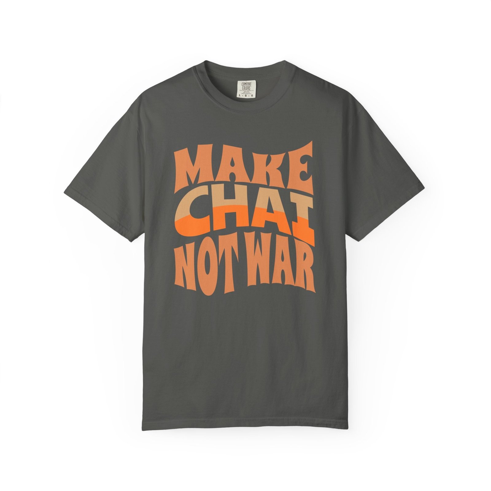 Make Chai Not War | Funny Persian Gift Cozy Unisex T-Shirt - Image 2