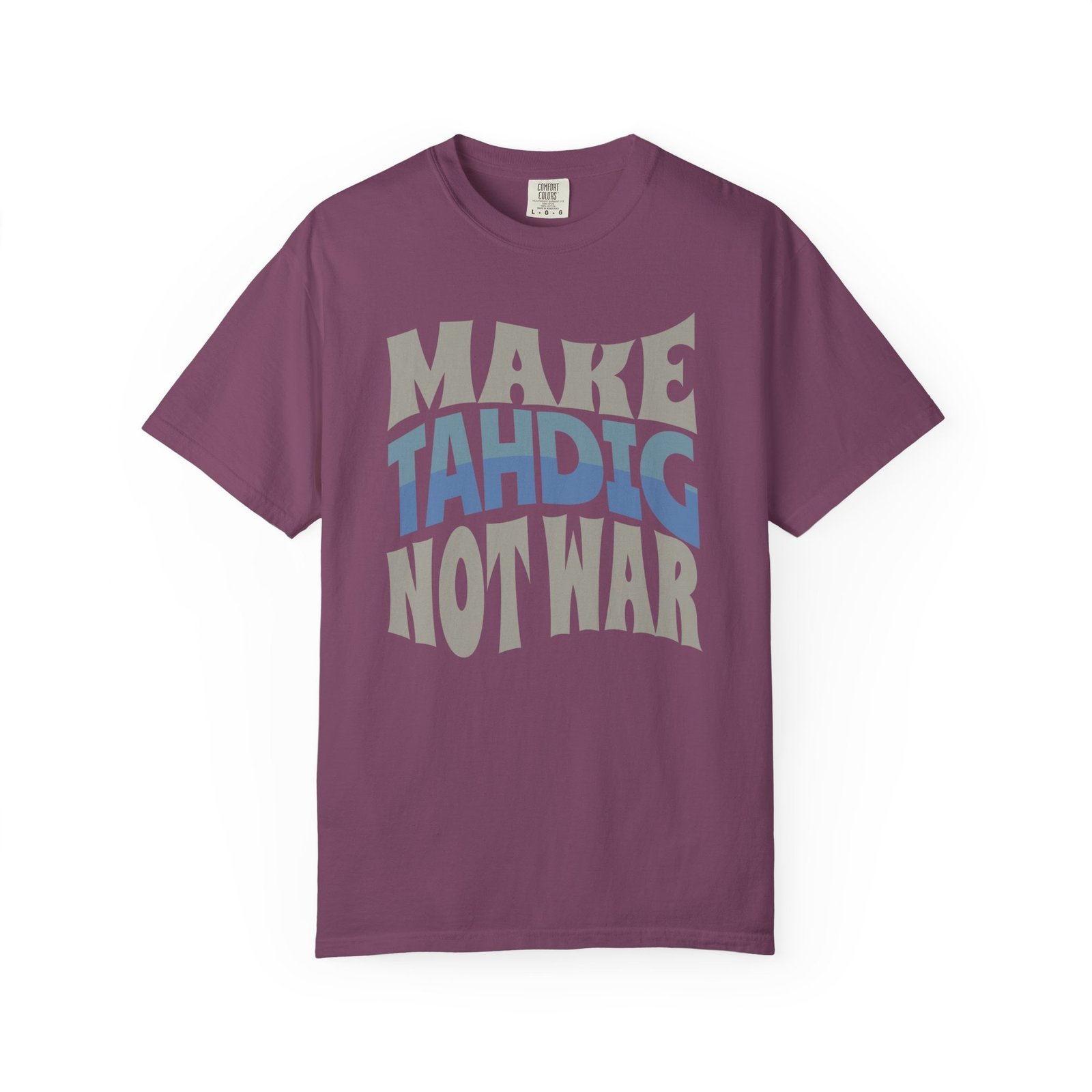 Make Tahdig Not War | Persian Crunchy Rice Cozy Unisex T-Shirt - Image 8