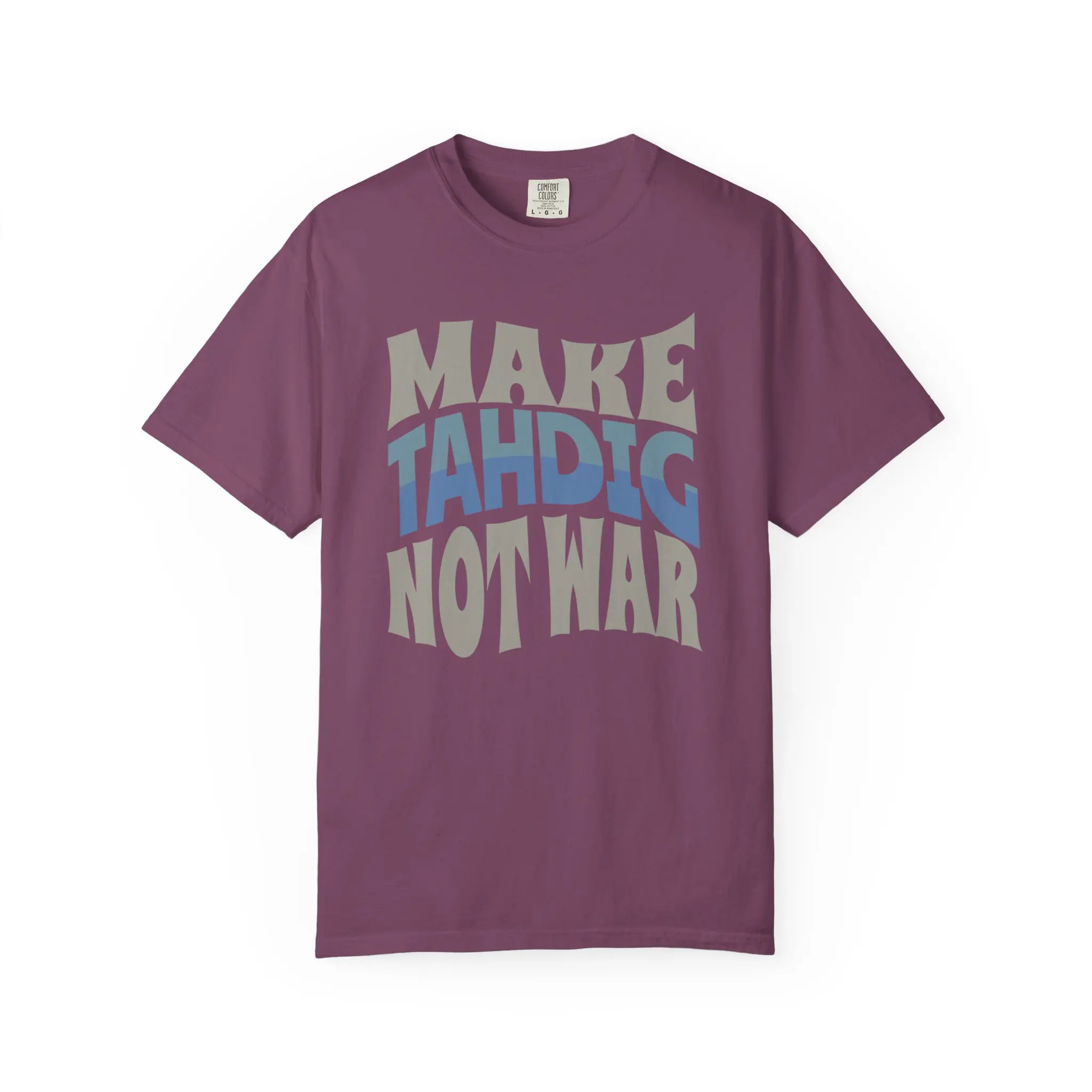 Make Tahdig Not War | Persian Crunchy Rice Cozy Unisex T-Shirt - Image 8