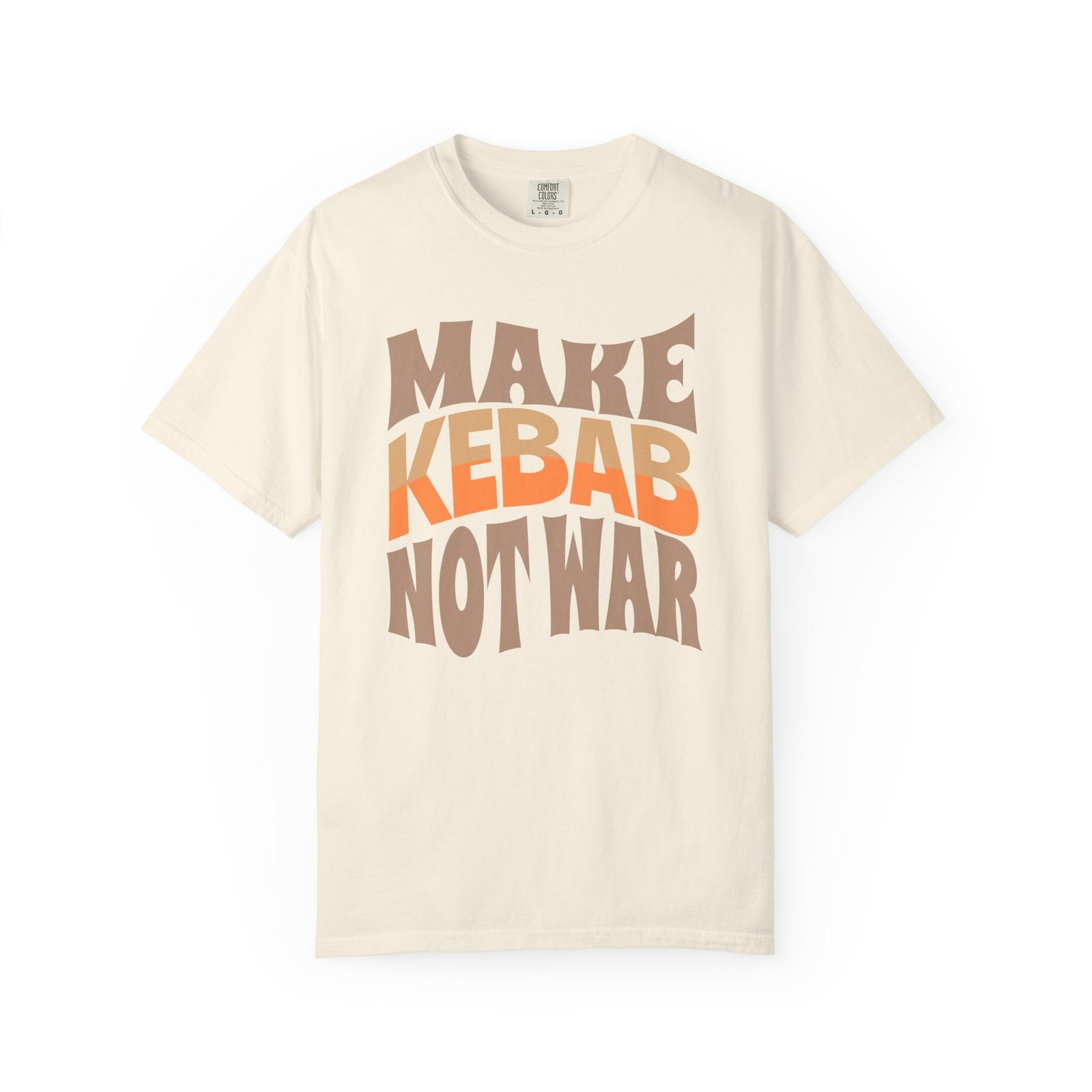 Make Kebab Not War | Kabab Koobideh Cozy Unisex T-Shirt - Image 6