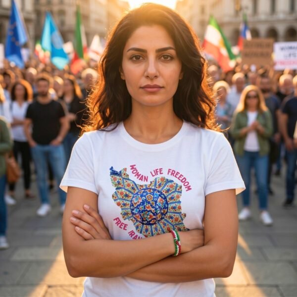 Woman Life Freedom | Persian Art Red Unisex Shirt