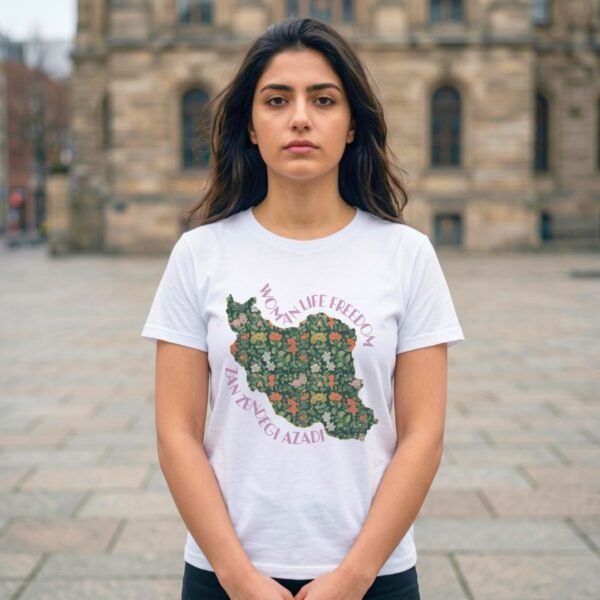 Zan Zendegi Azadi | Persian Gift Pink Unisex Shirt