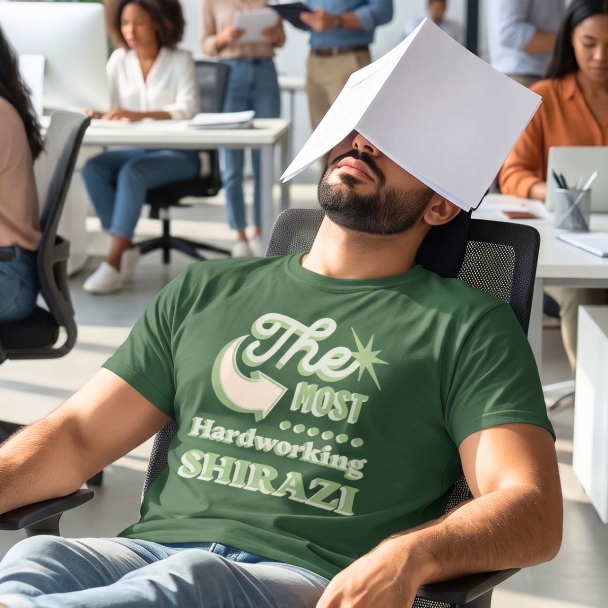 The Most Hardworking Shirazi | Funny Persian Unisex Shirt - Image 7