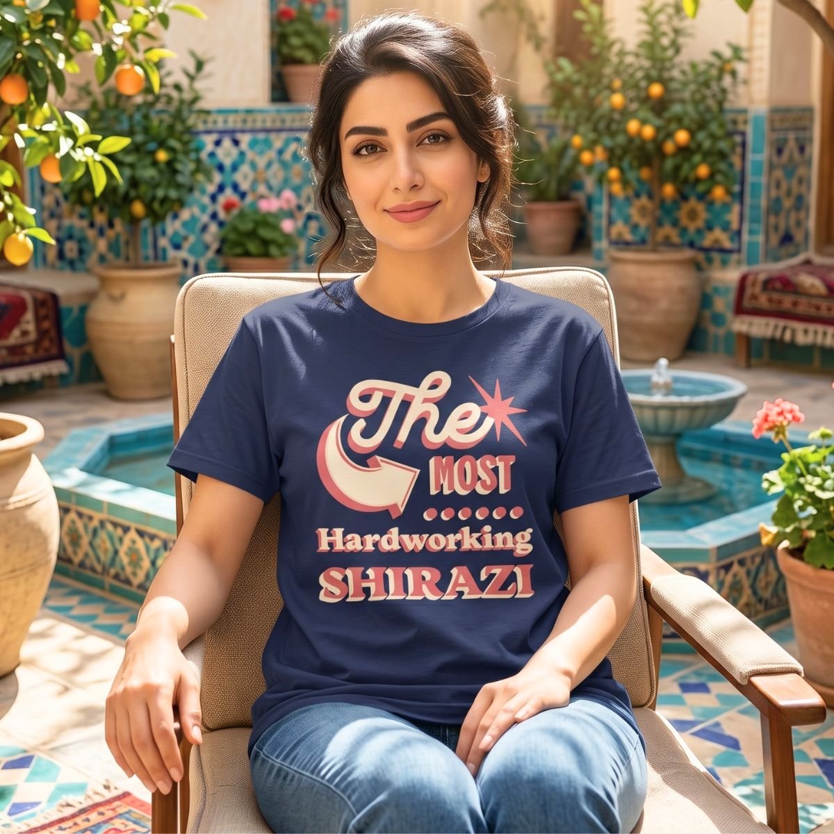 The Most Hardworking Shirazi | Persian In-Joke Unisex Shirt - Image 5