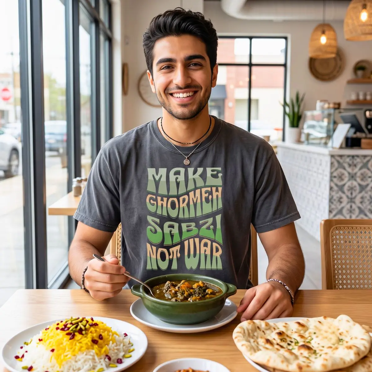 Make Ghormeh Sabzi Not War | Persian Herb Stew Cozy Unisex Shirt