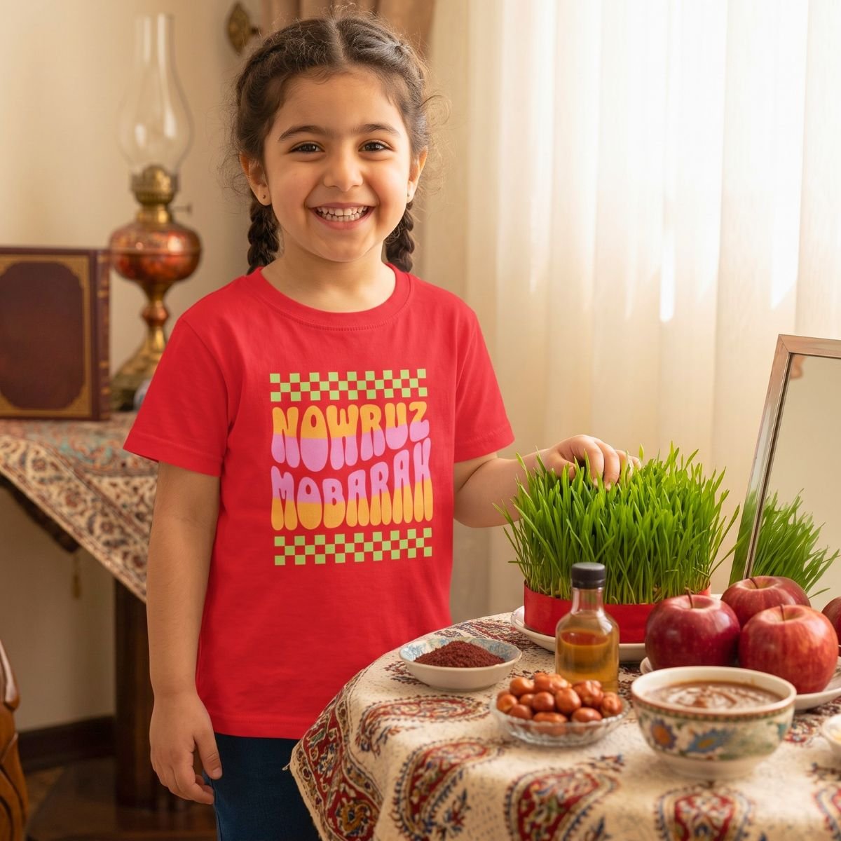 Nowruz Mobarak | Happy Iranian New Year Kids Shirt - Image 7