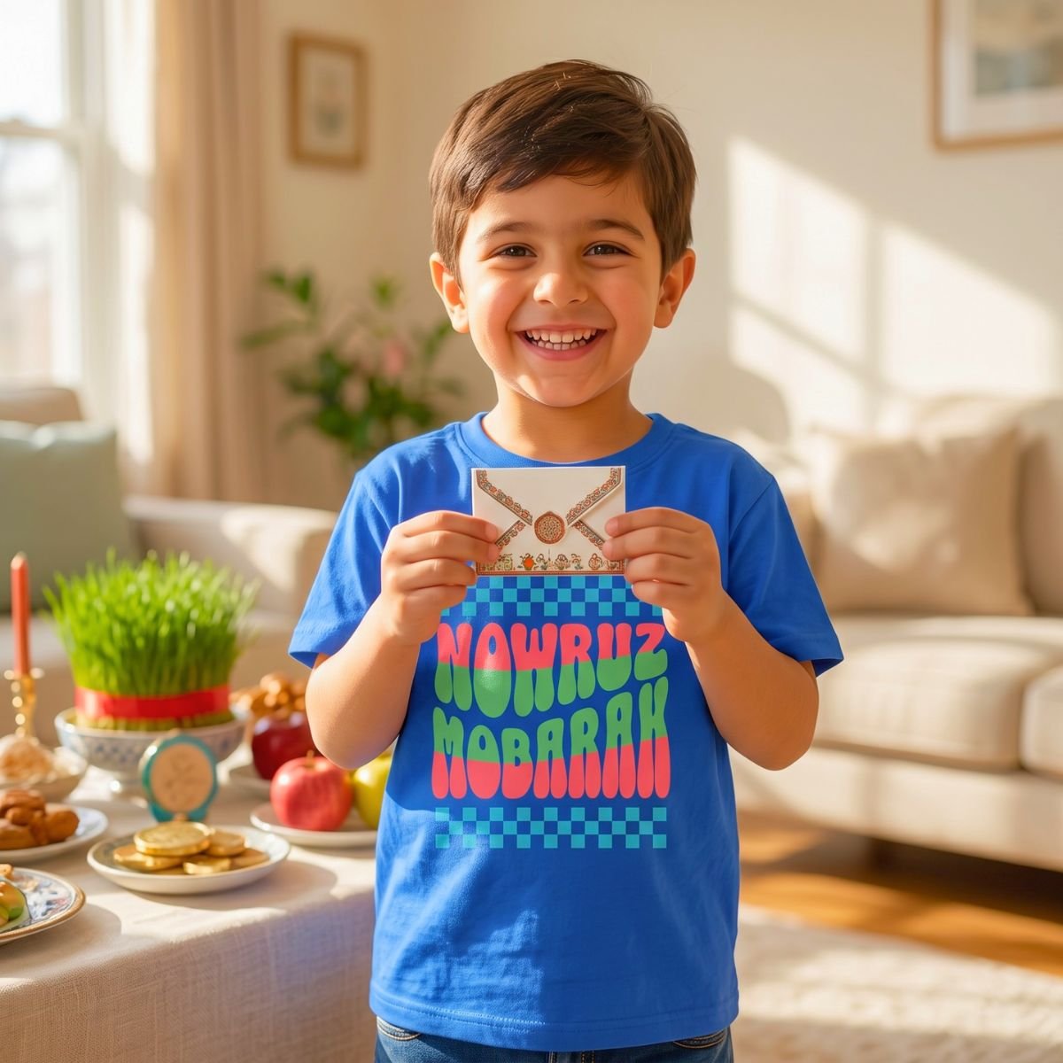 Norooz Mobarak | Happy Iranian New Year Kids Shirt - Image 5