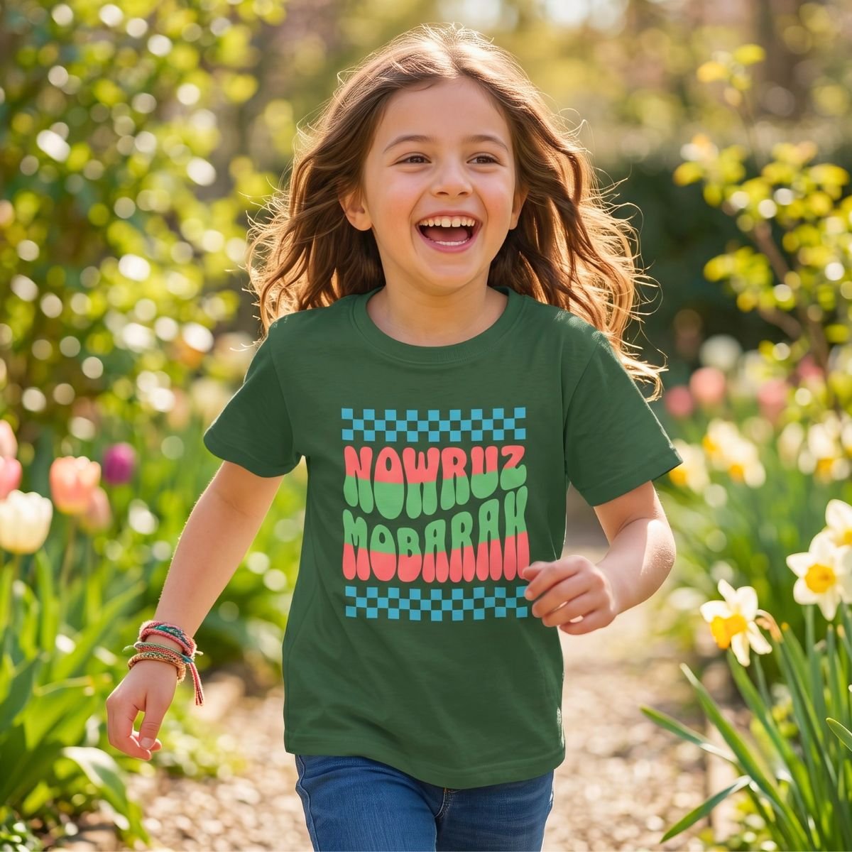Norooz Mobarak | Happy Iranian New Year Kids Shirt - Image 3