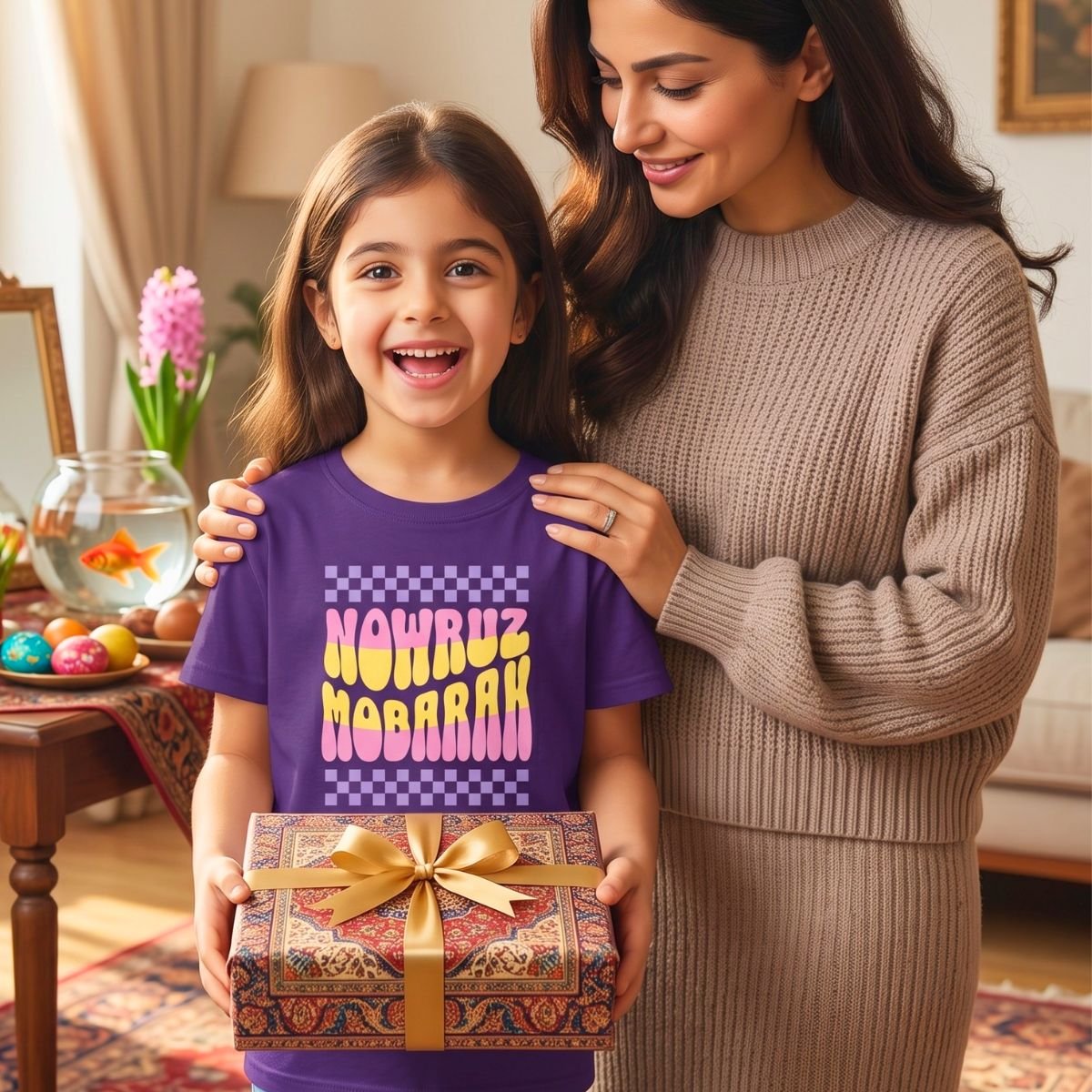 Celebrate Nowruz | Happy Persian New Year Kids Shirt - Image 7