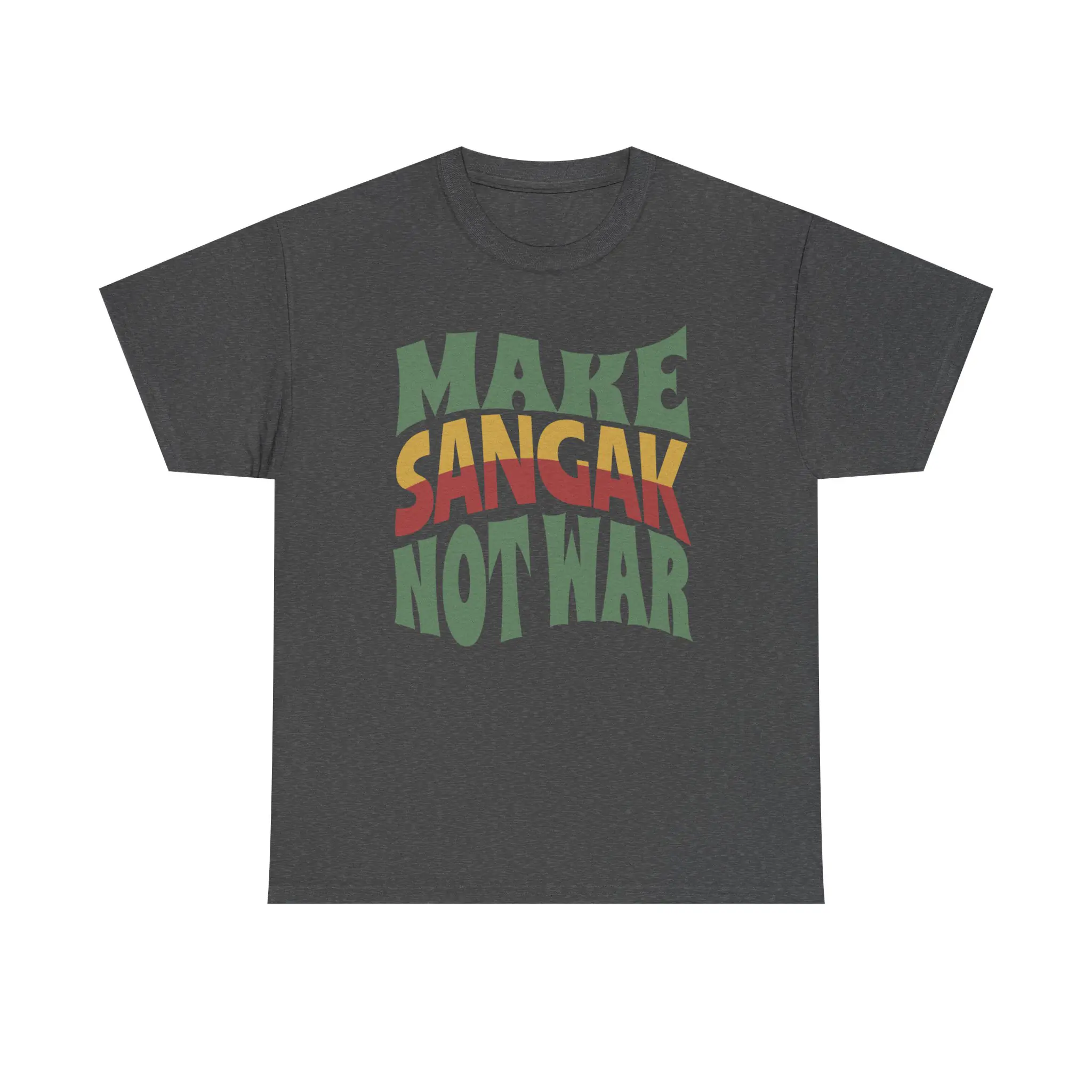 Make Sangak Not War | Persian Pebble Bread Unisex Shirt - Image 4