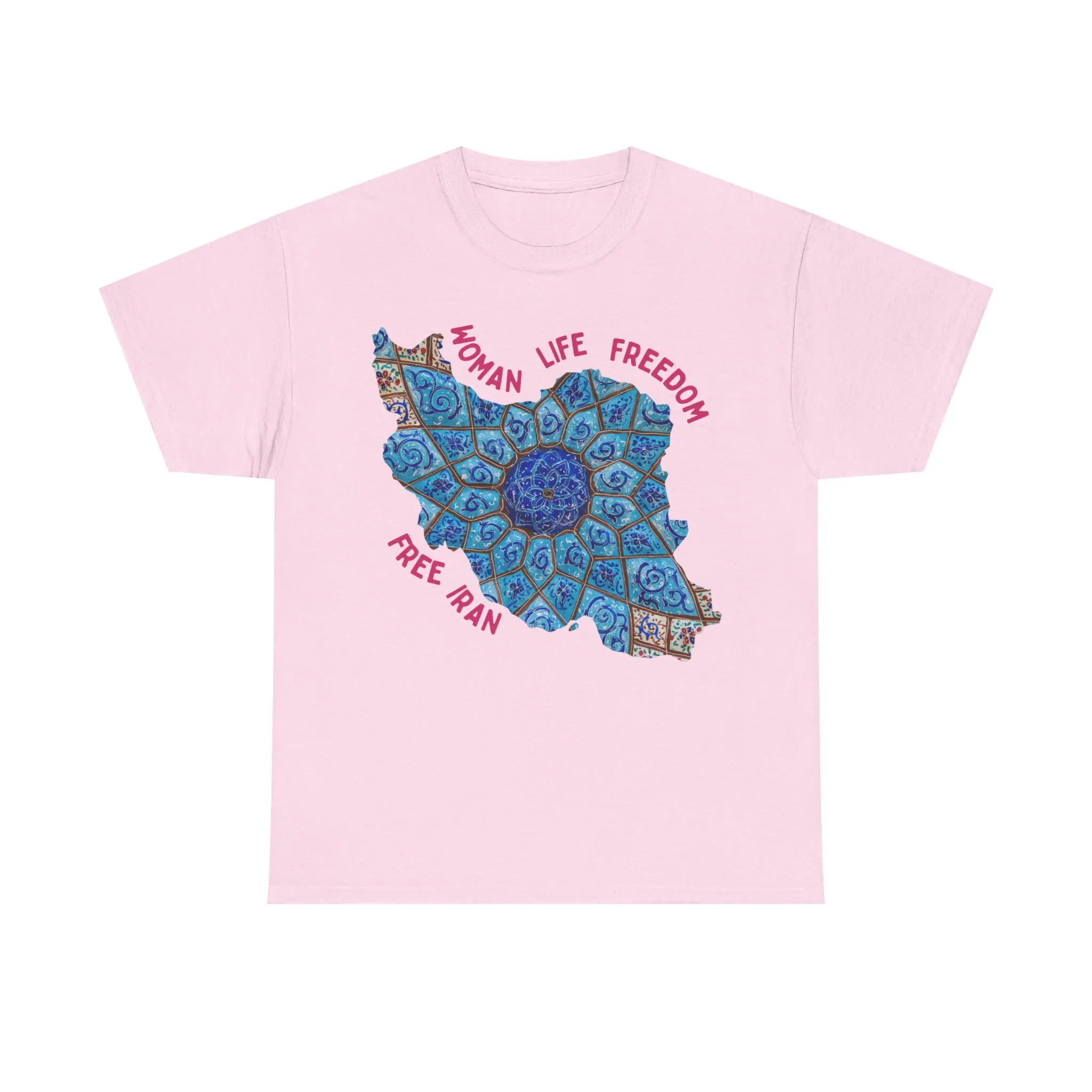 Woman Life Freedom | Persian Minakari Red Unisex Shirt - Image 8