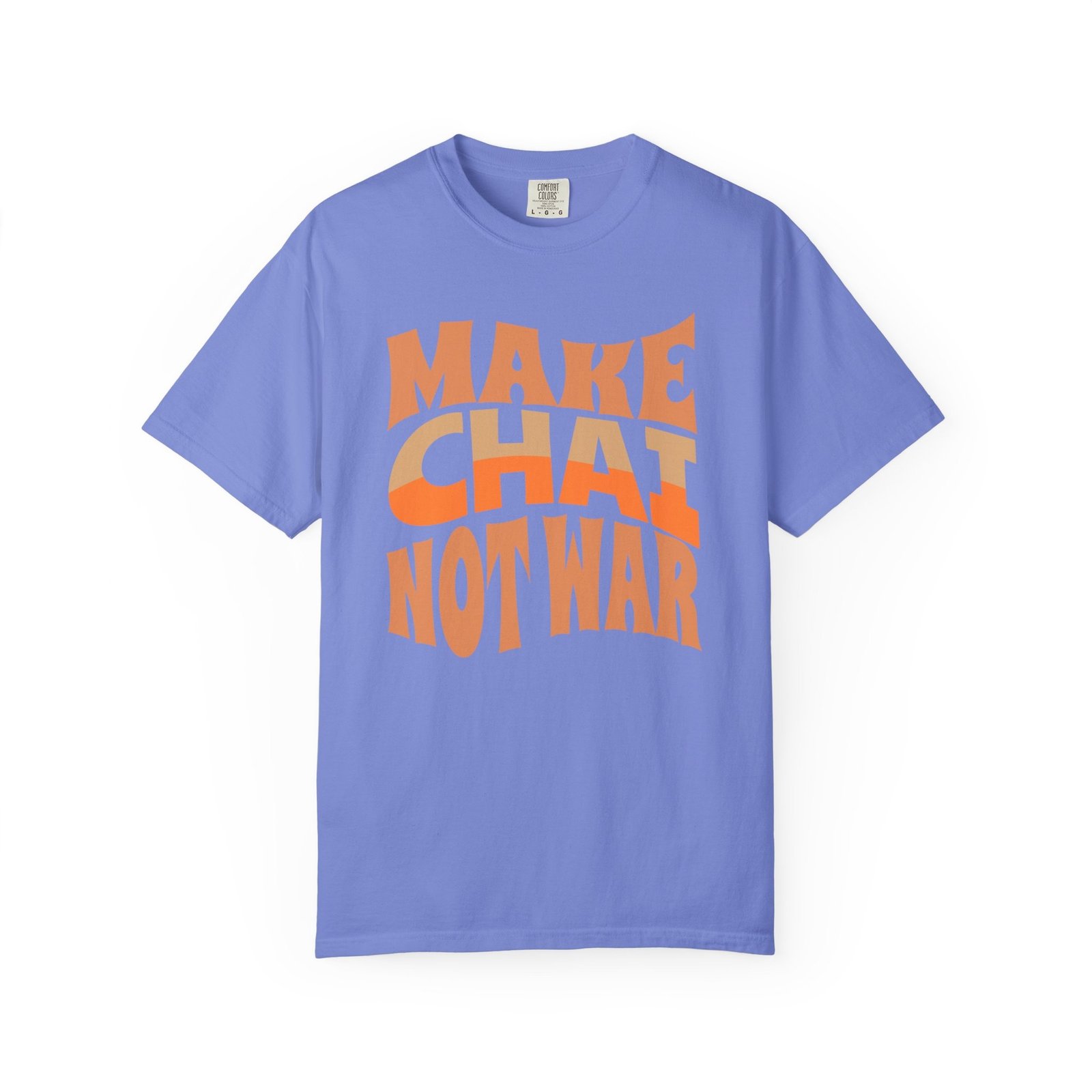 Make Chai Not War | Funny Persian Gift Cozy Unisex T-Shirt - Image 6