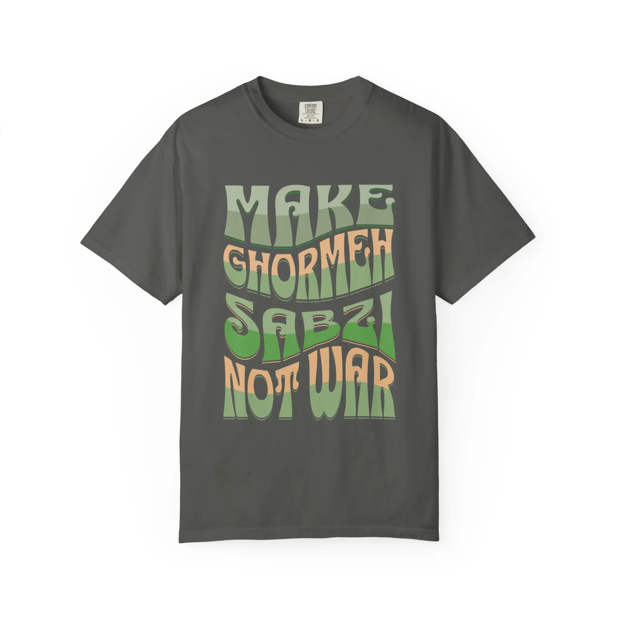 Make Ghormeh Sabzi Not War | Persian Herb Stew Cozy Unisex Shirt - Image 2
