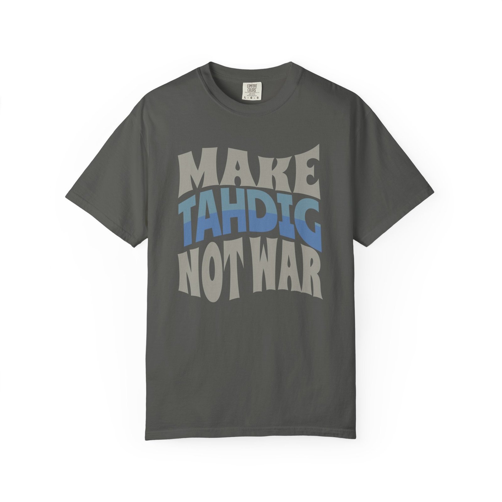 Make Tahdig Not War | Persian Crunchy Rice Cozy Unisex T-Shirt - Image 2
