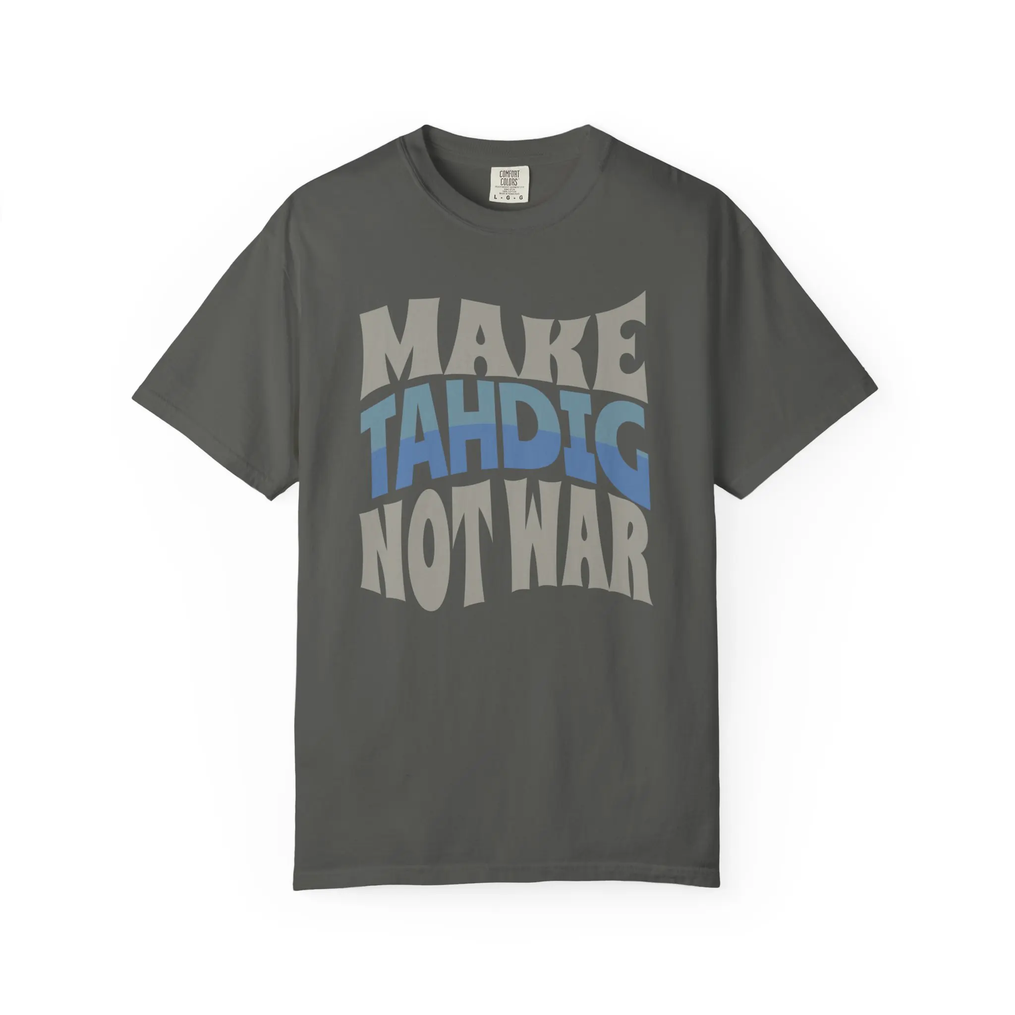 Make Tahdig Not War | Persian Crunchy Rice Cozy Unisex T-Shirt - Image 2