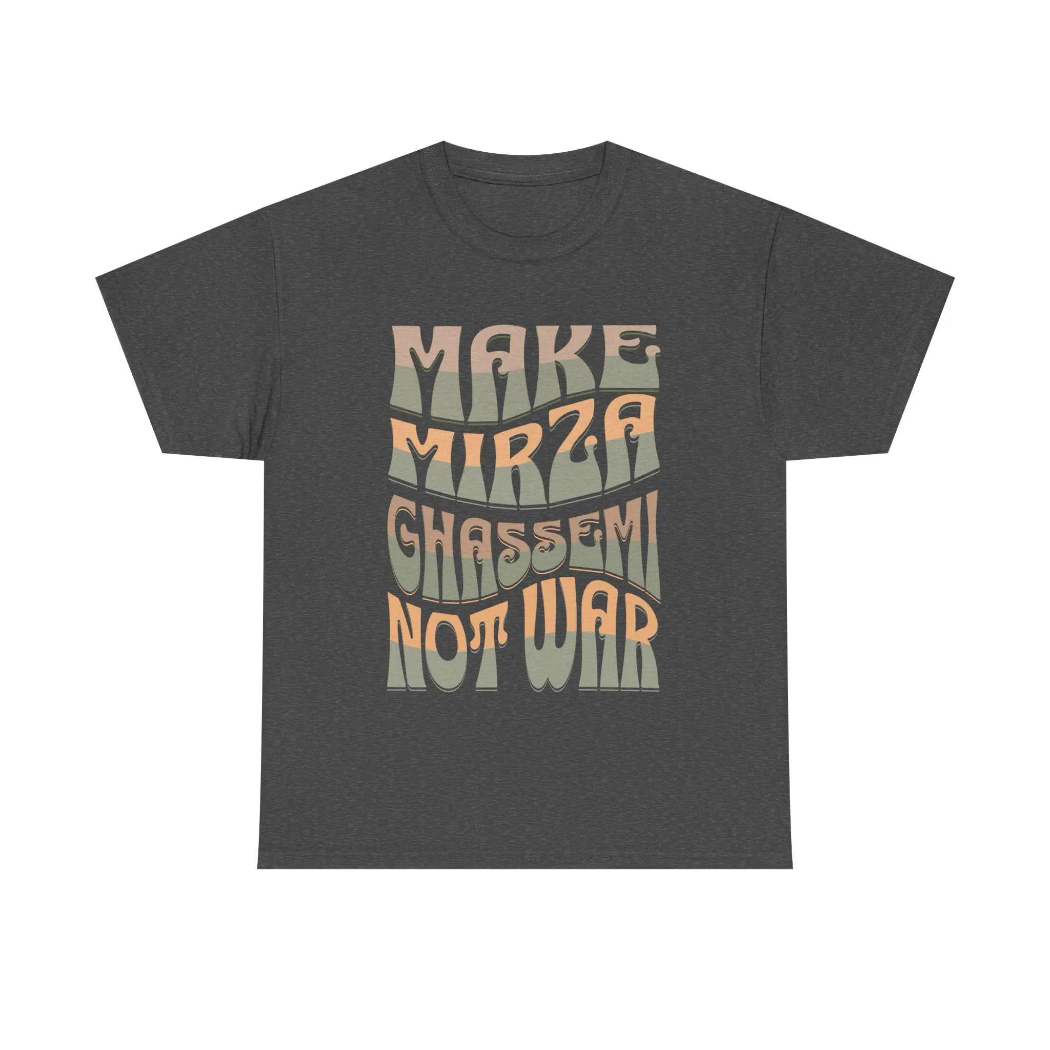 Make Mirza Ghassemi Not War | Persian Aubergine Unisex Shirt - Image 4