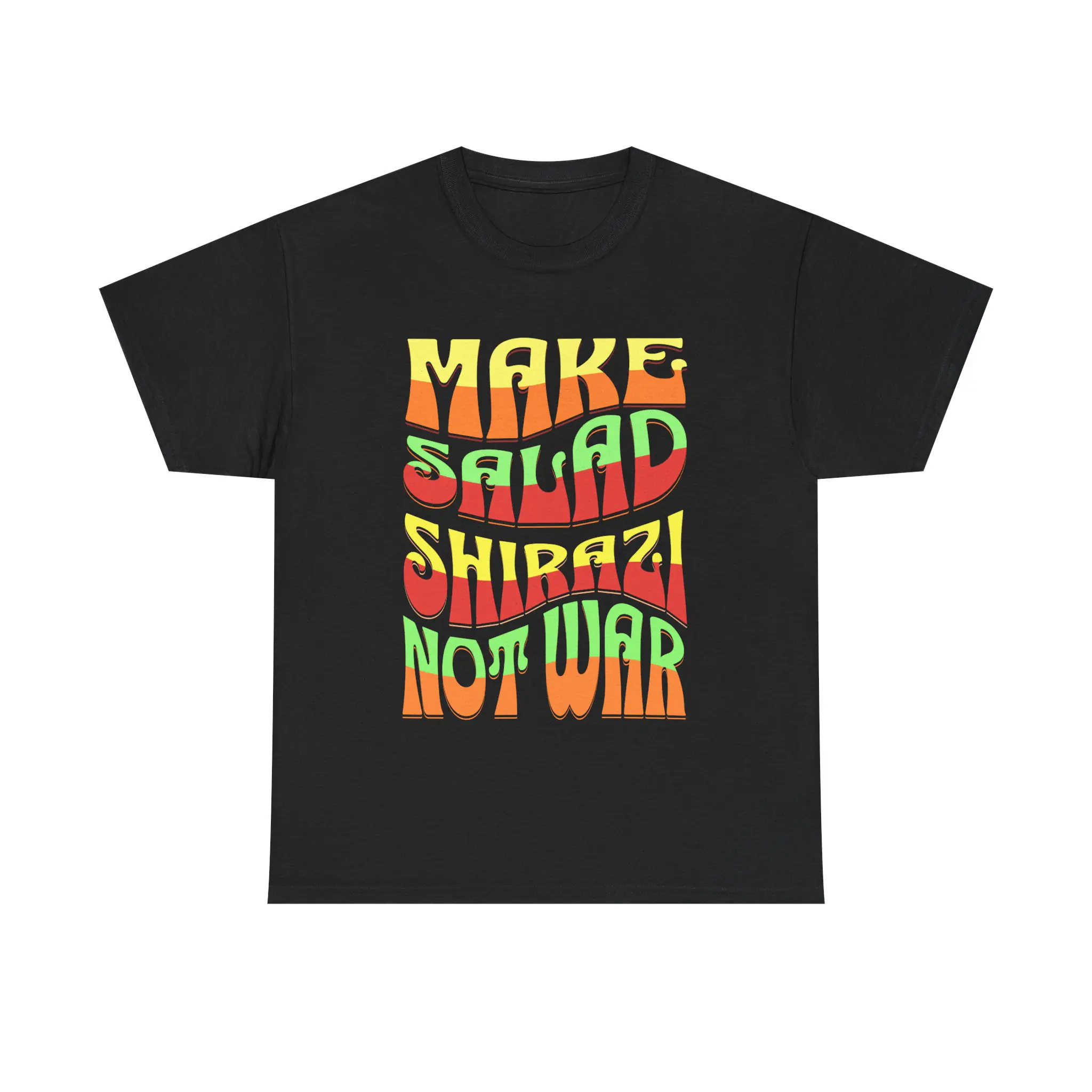 Make Salad Shirazi Not War | Funny Iranian Unisex Shirt - Image 2