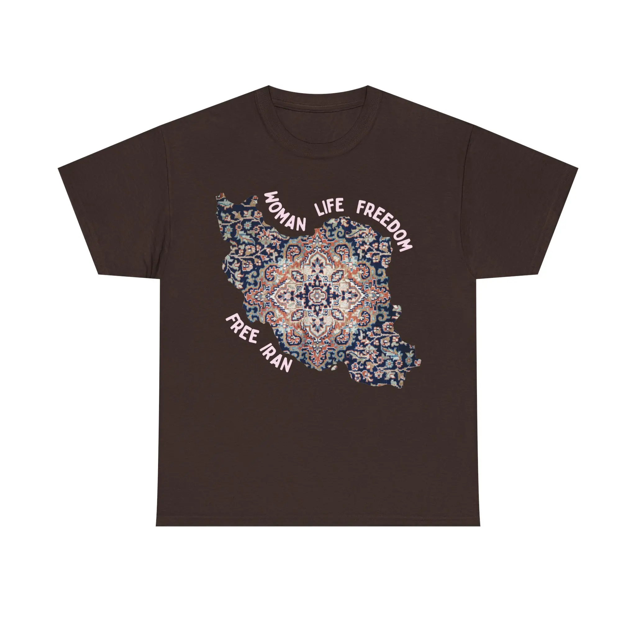 Woman Life Freedom | Persian Rug Red Unisex Shirt - Image 6