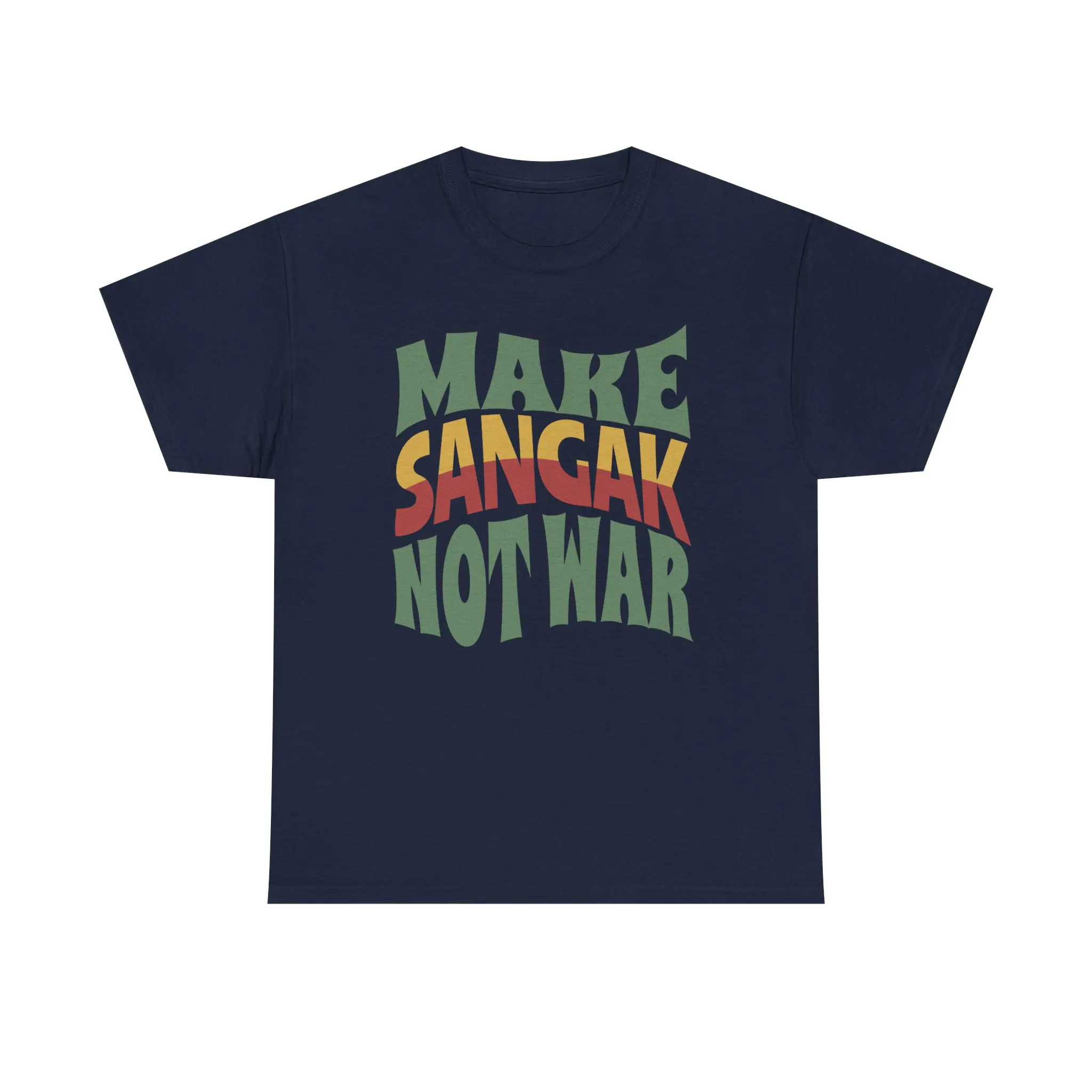 Make Sangak Not War | Persian Pebble Bread Unisex Shirt - Image 6