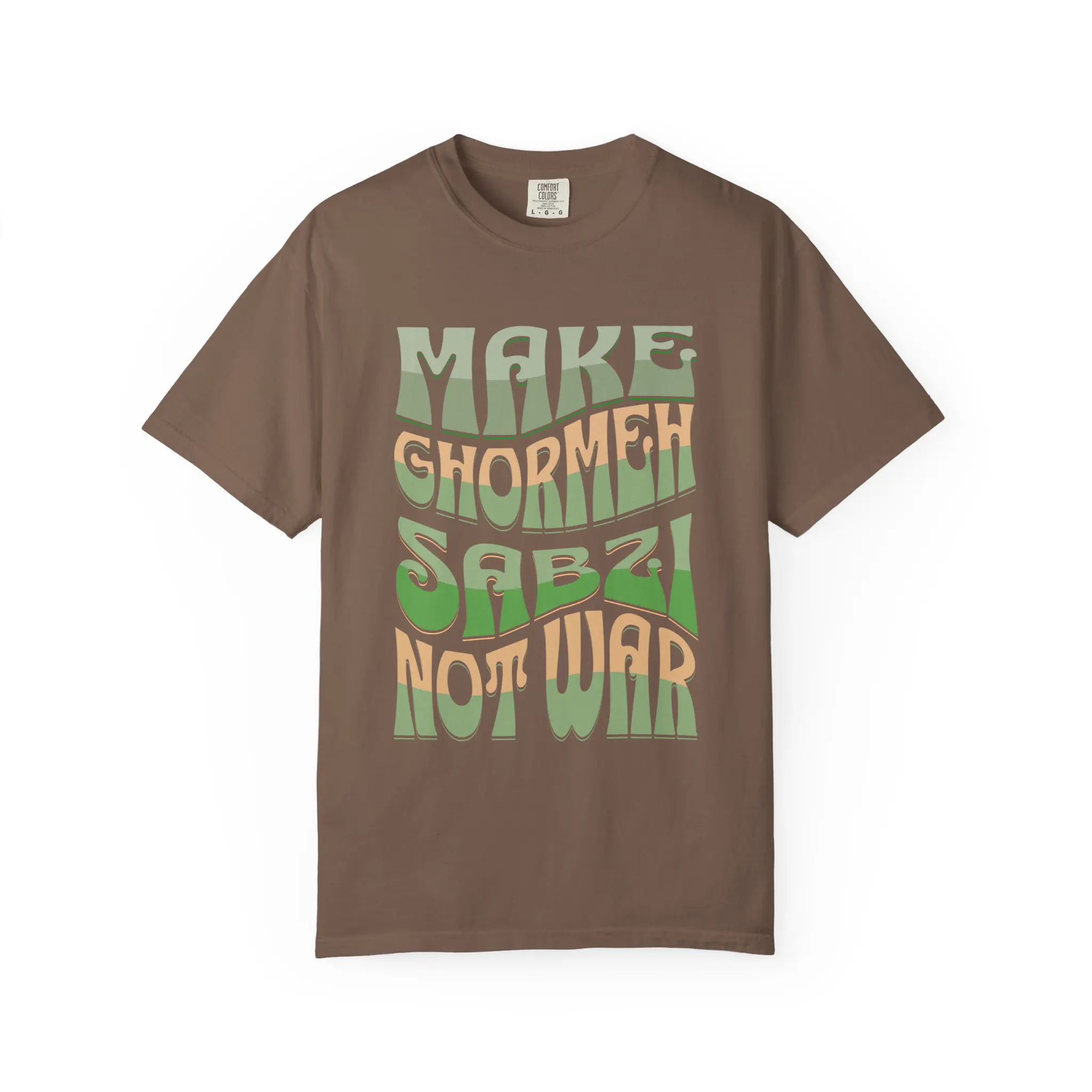 Make Ghormeh Sabzi Not War | Persian Herb Stew Cozy Unisex Shirt - Image 6