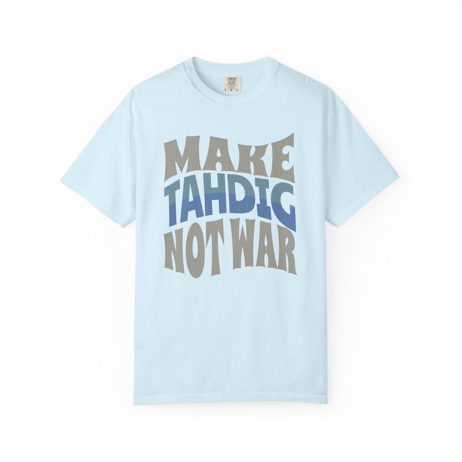 Make Tahdig Not War | Persian Crunchy Rice Cozy Unisex T-Shirt - Image 6