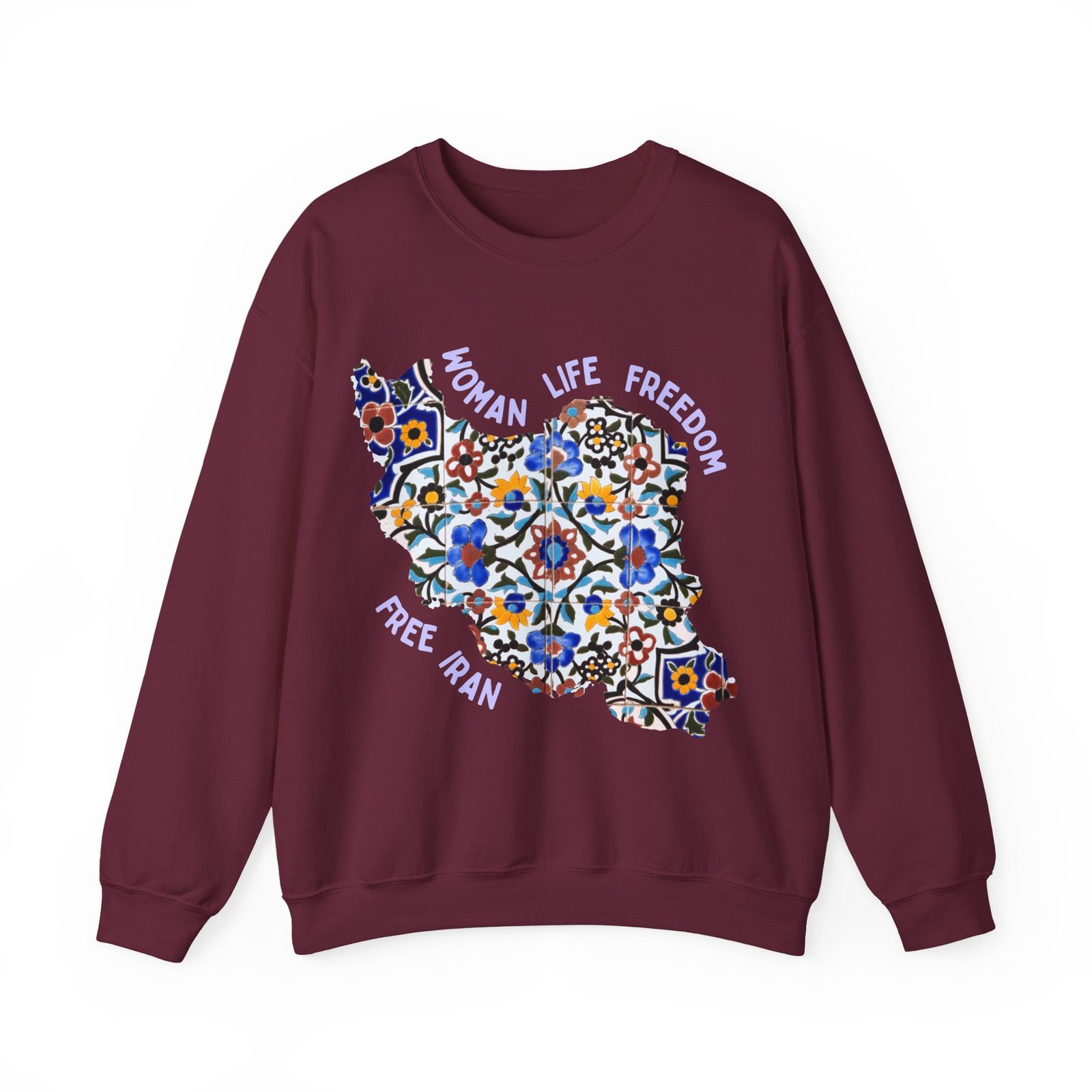 Woman Life Freedom | Persian Tiles Sweatshirt - Image 6