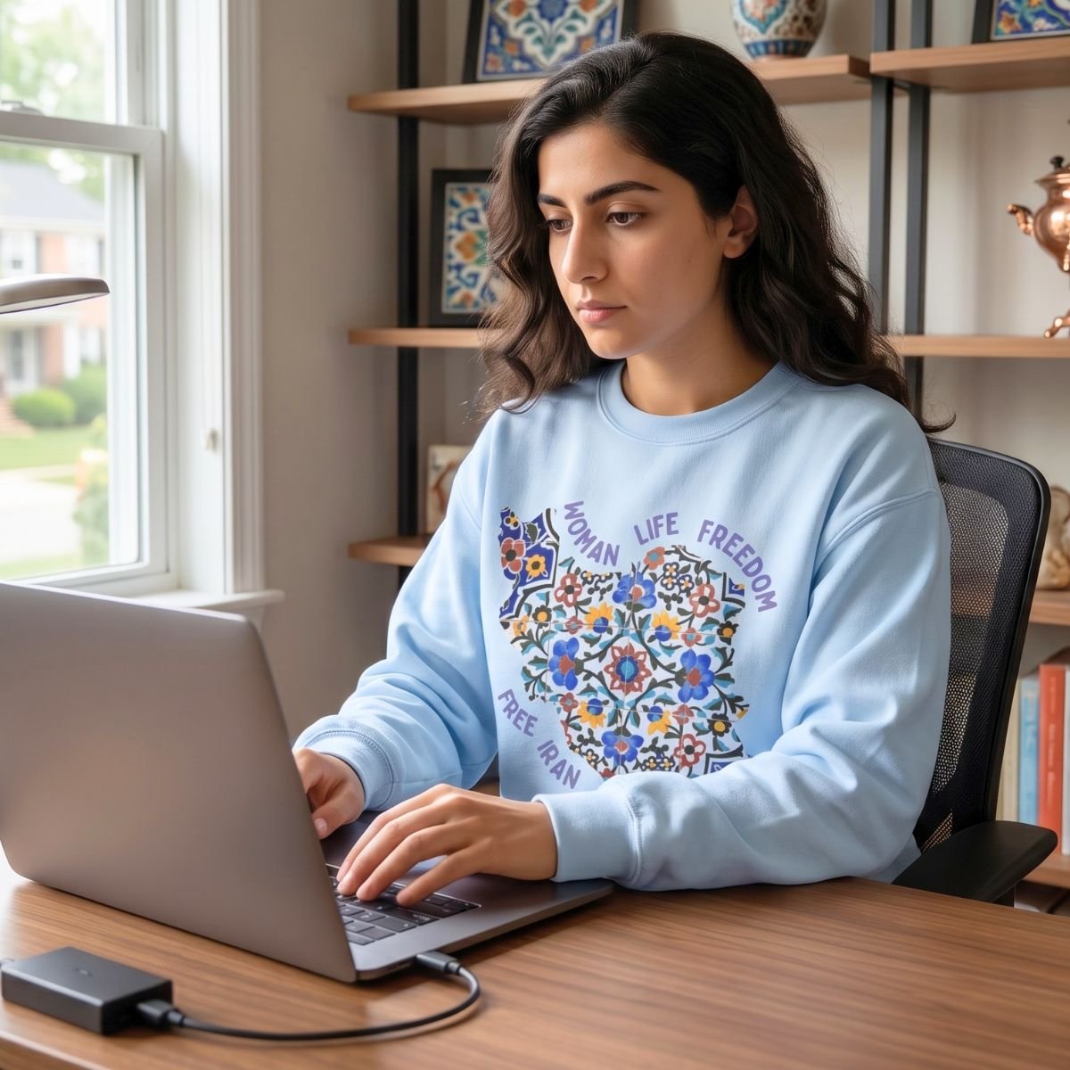 Woman Life Freedom | Persian Tiles Sweatshirt - Image 9