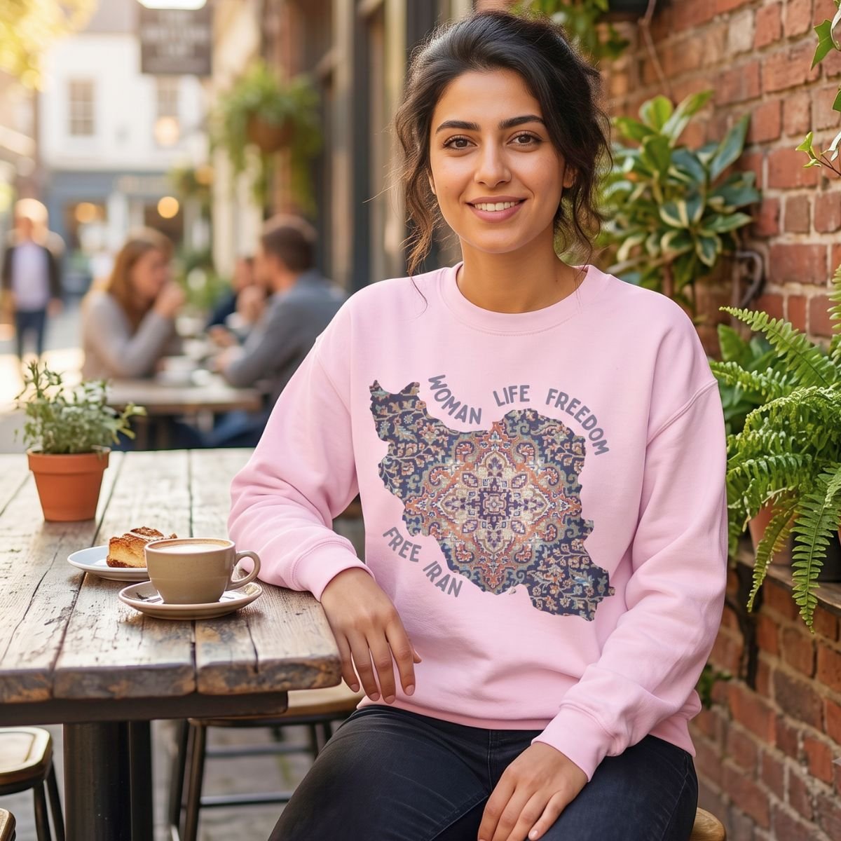 Woman Life Freedom | Persian Rug Sweatshirt - Image 15