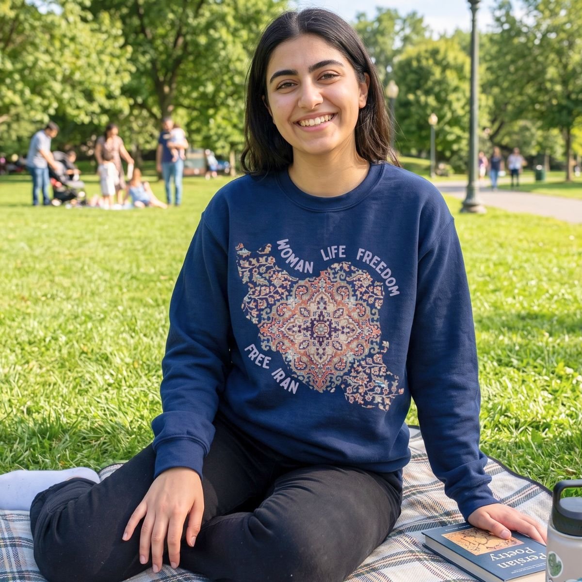 Woman Life Freedom | Persian Rug Sweatshirt - Image 11