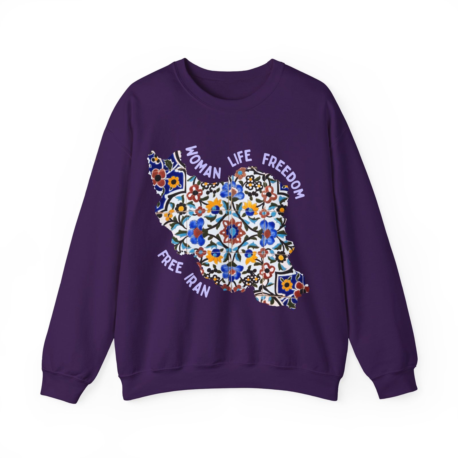 Woman Life Freedom | Persian Tiles Sweatshirt - Image 14