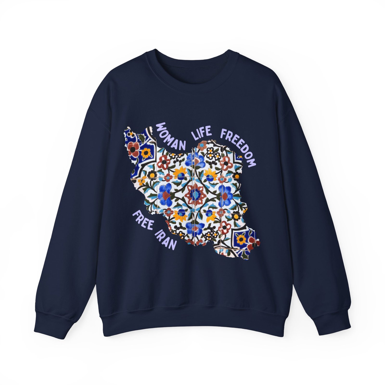 Woman Life Freedom | Persian Tiles Sweatshirt - Image 12