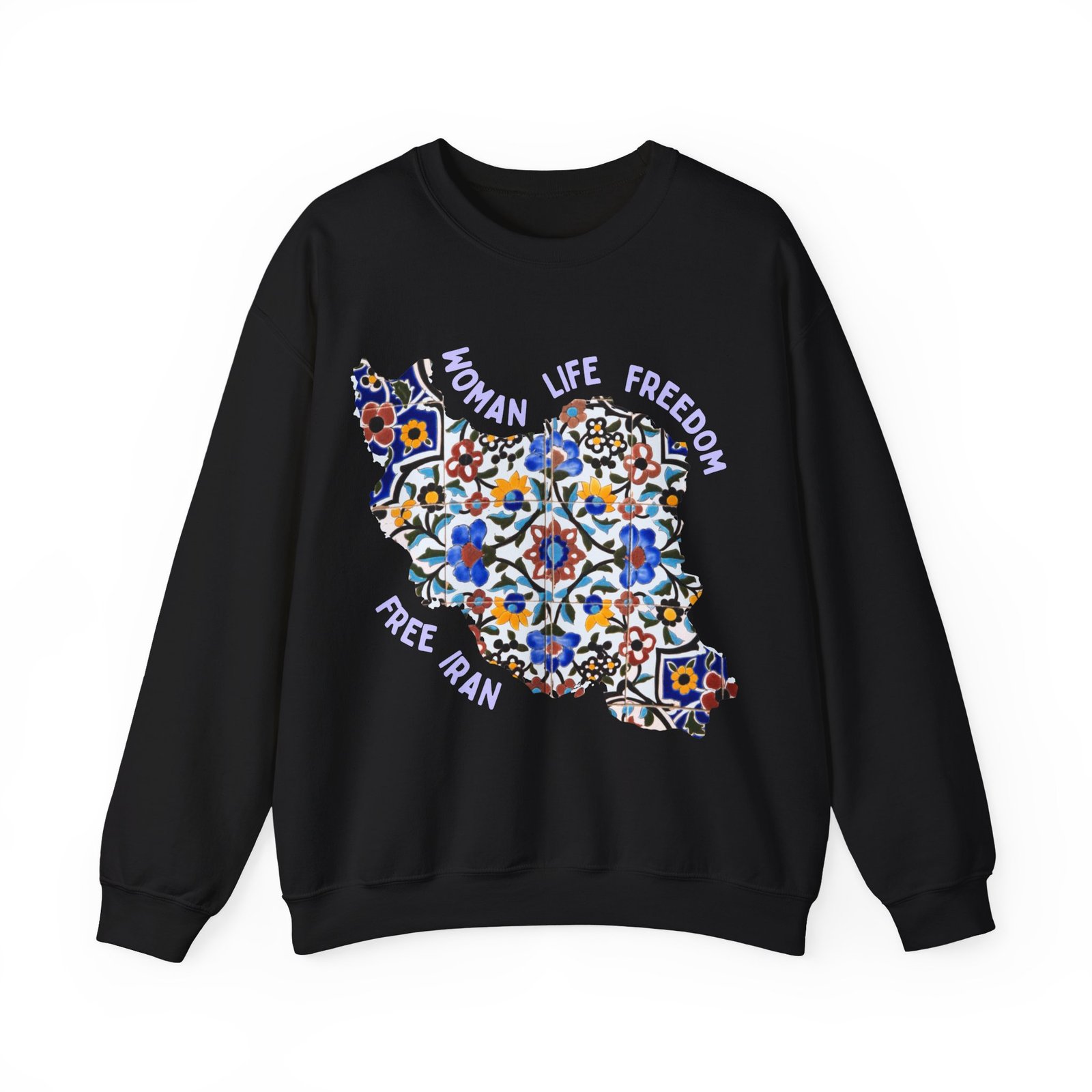 Woman Life Freedom | Persian Tiles Sweatshirt - Image 2